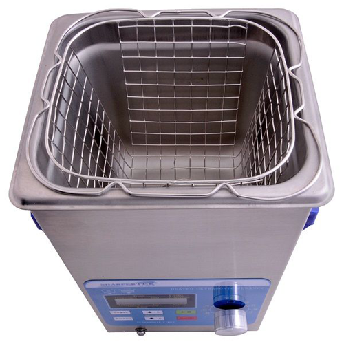 Sharpertek Stainless Steel Heated Ultrasonic Cleaner w/ Basket 2.5 L